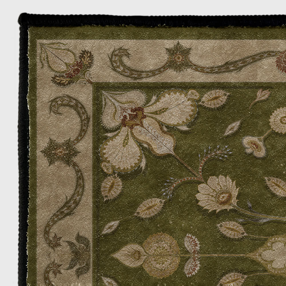 Persian Ethnic Anti-slip Floral Area Rug - image 6