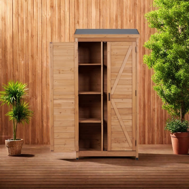 Outdoor Wooden Storage Shed
