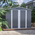 8 X 6ft Outdoor Waterproof Garden Tool Storage Sheds - 92.5"W x 67.3"D x 72.4"H - image 0