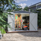 8 X 6ft Outdoor Waterproof Garden Tool Storage Sheds - image 4
