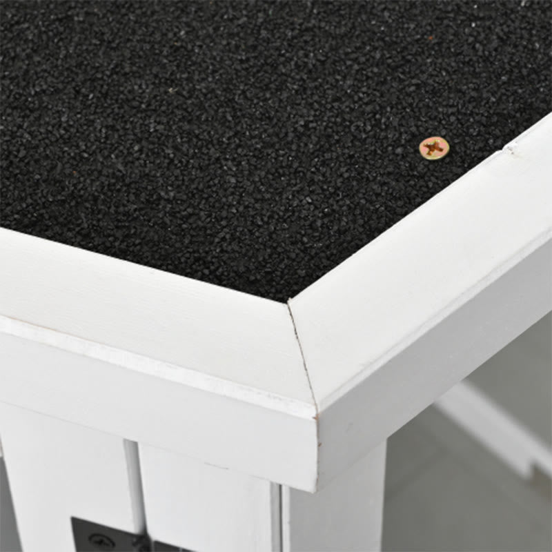 63'' Height Garden Wood Storage Shed