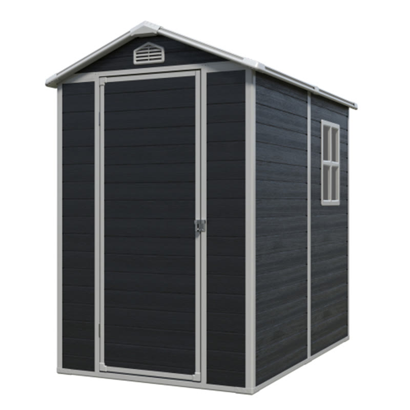 4x6ft Resin Outdoor Storage Shed - image 1