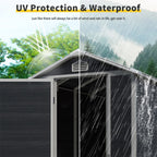 4x6ft Resin Outdoor Storage Shed - image 6