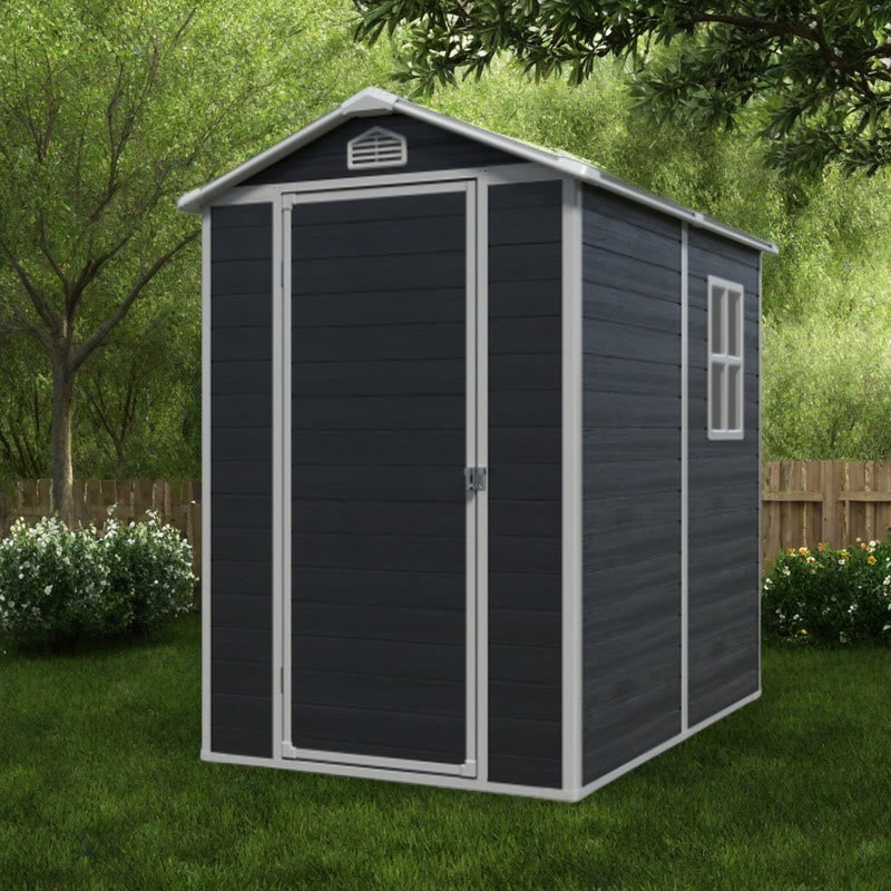 4x6ft Resin Outdoor Storage Shed - image 3