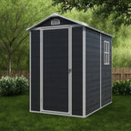 4x6ft Resin Outdoor Storage Shed - image 3