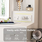 Small Makeup Vanity Desk With Mirror - image 7