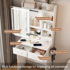 Small Makeup Vanity Desk With Mirror - image 6