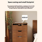 Walnut Vanity Desk With Plip Top Mirror - image 6