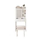 Small Makeup Vanity Desk With Mirror - image 1