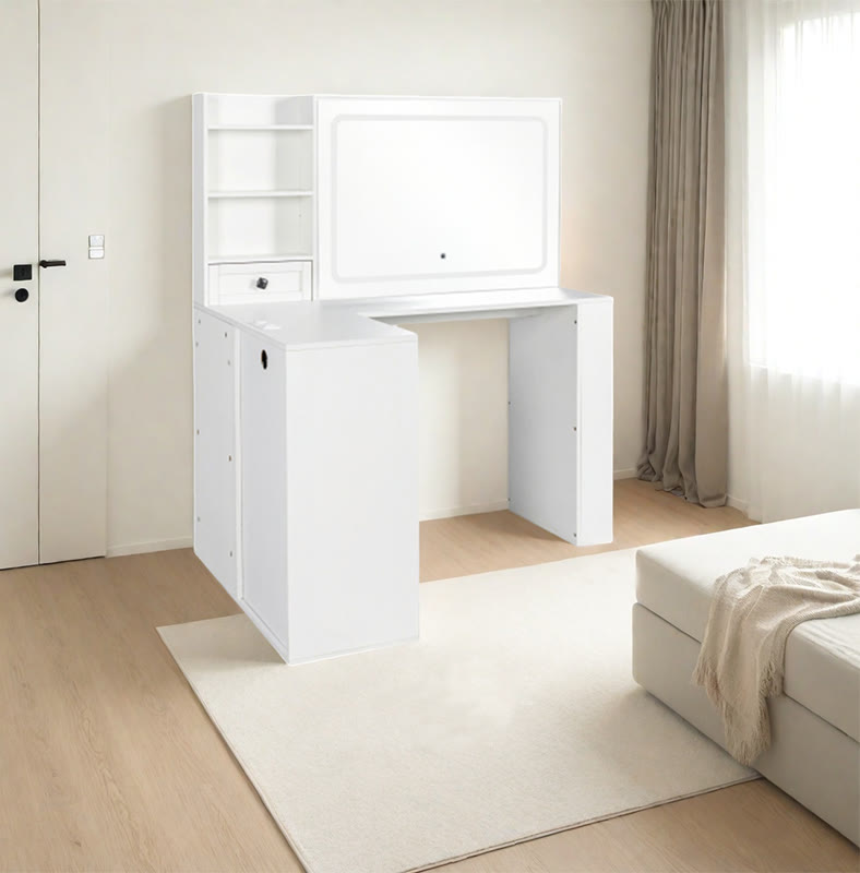 Makeup Vanity With Power Strip - image 5