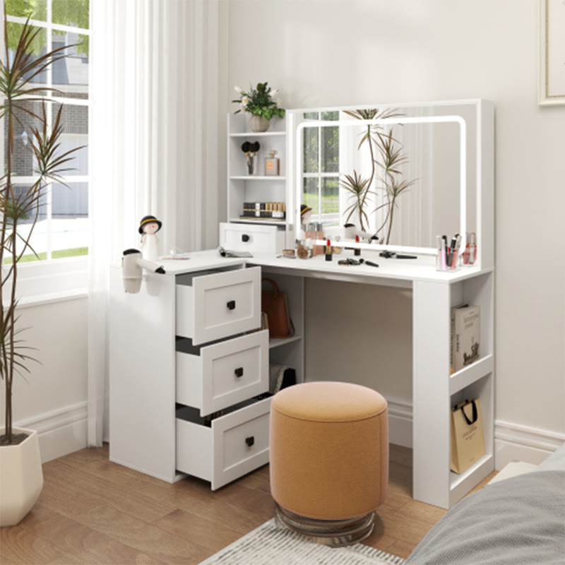 Makeup Vanity With Power Strip - image 3