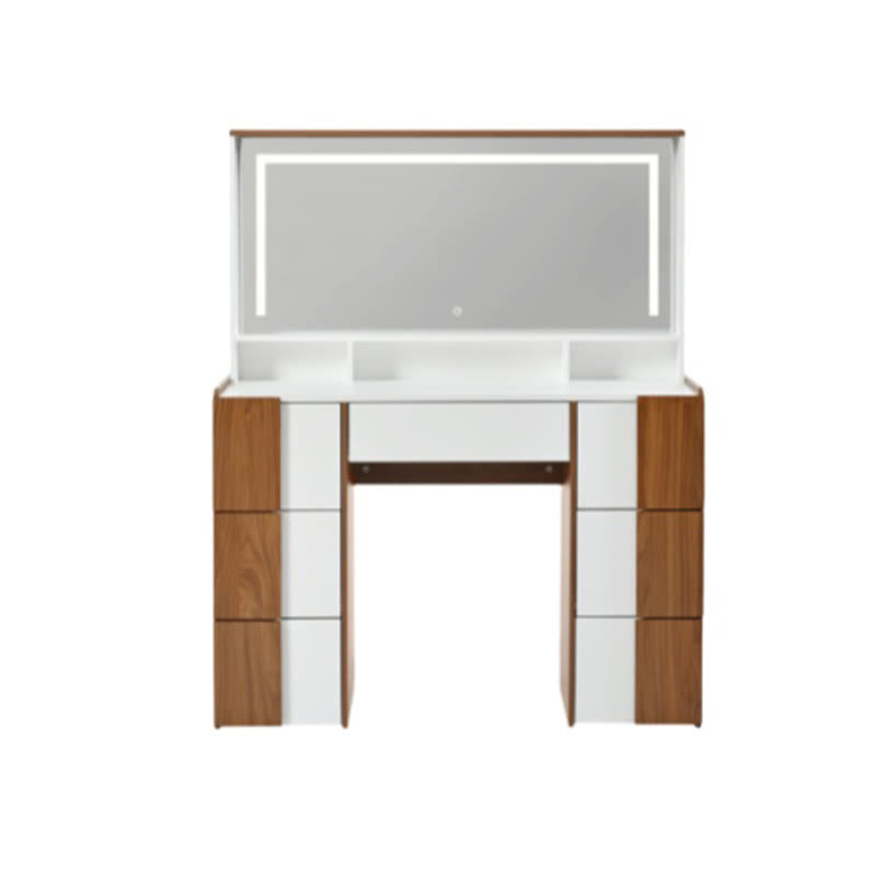 44.4" Vanity Table With Large Lighted Mirror - image 1