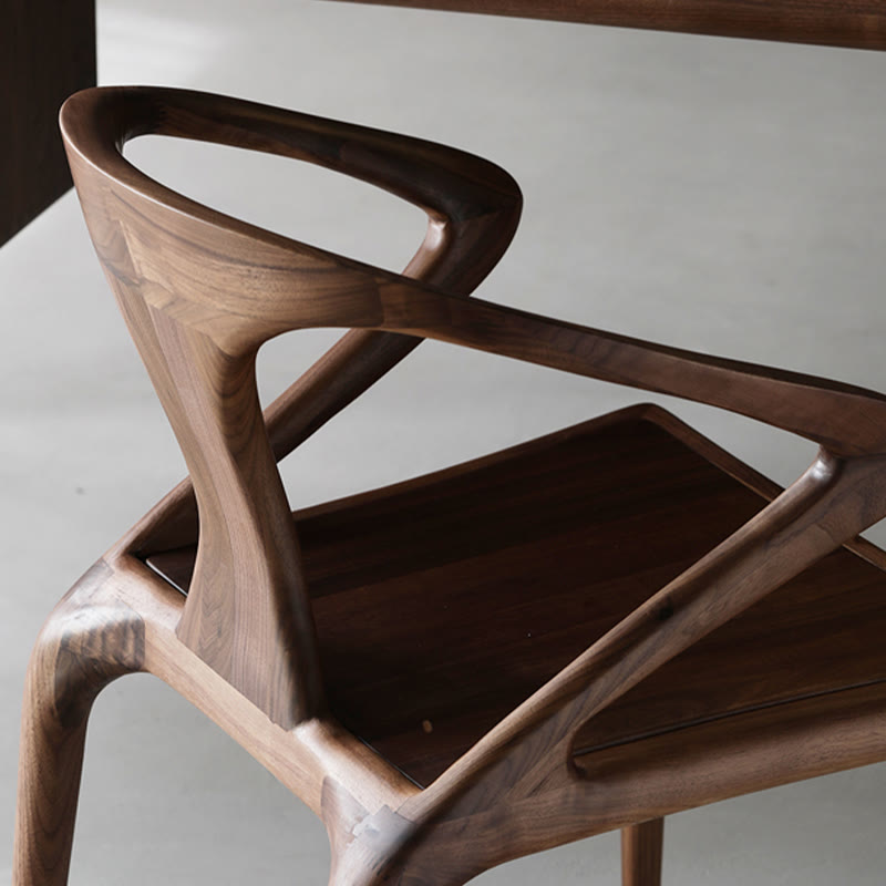 Walnut High-grade Solid Wood Dining Chair - image 6