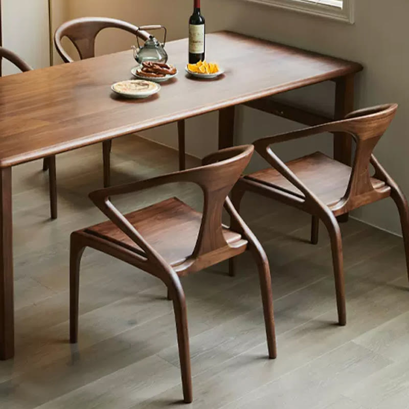 Walnut High-grade Solid Wood Dining Chair - image 3
