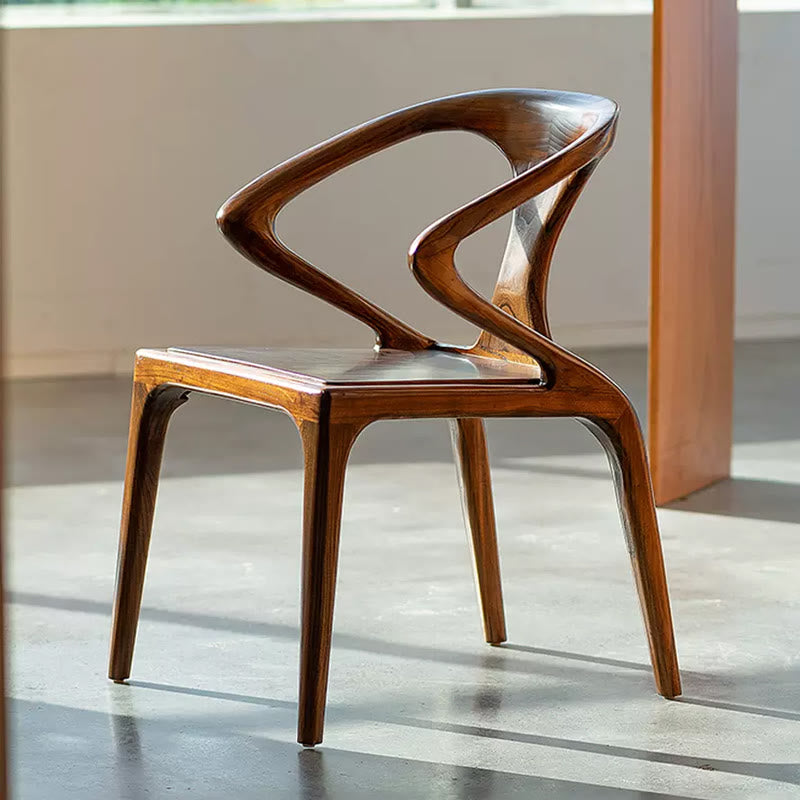 Walnut High-grade Solid Wood Dining Chair - Walnut - image 0