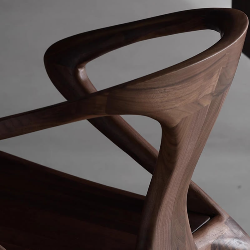 Walnut High-grade Solid Wood Dining Chair - image 7