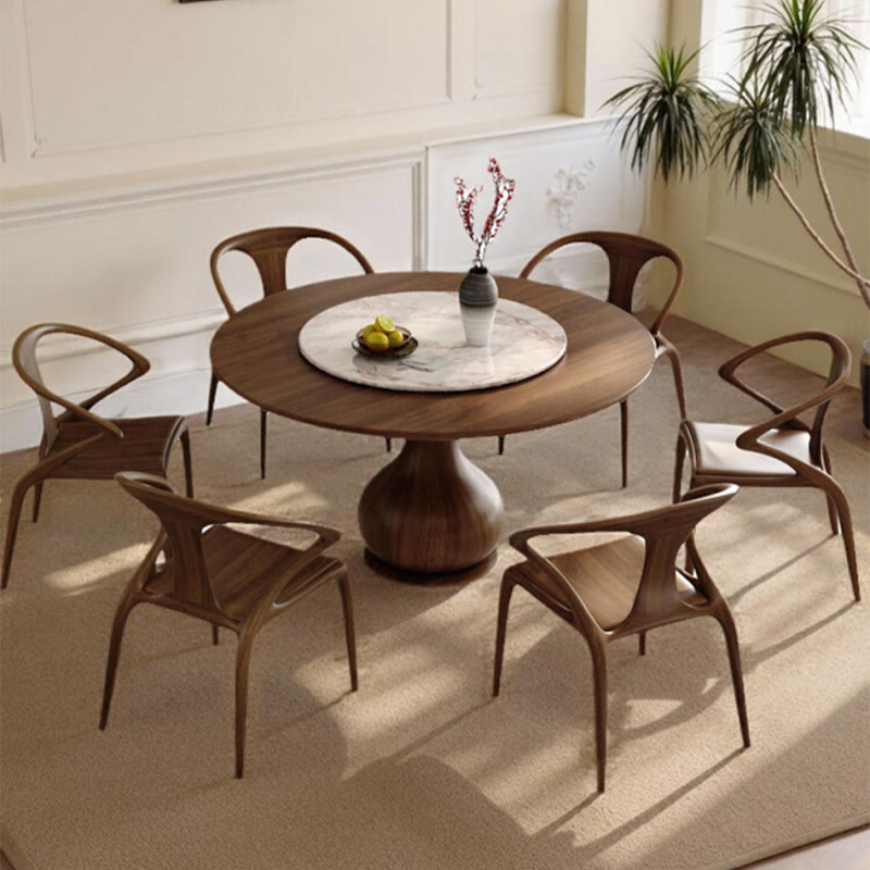 Walnut High-grade Solid Wood Dining Chair