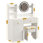Fashion Vanity Desk With Mirror - image 9