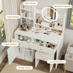 Fashion Vanity Desk With Mirror - image 7