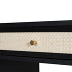 39" Retro Wooden Makeup Vanity Set - image 11