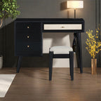 39" Retro Wooden Makeup Vanity Set - image 5