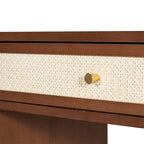 39" Retro Wooden Makeup Vanity Set - image 14