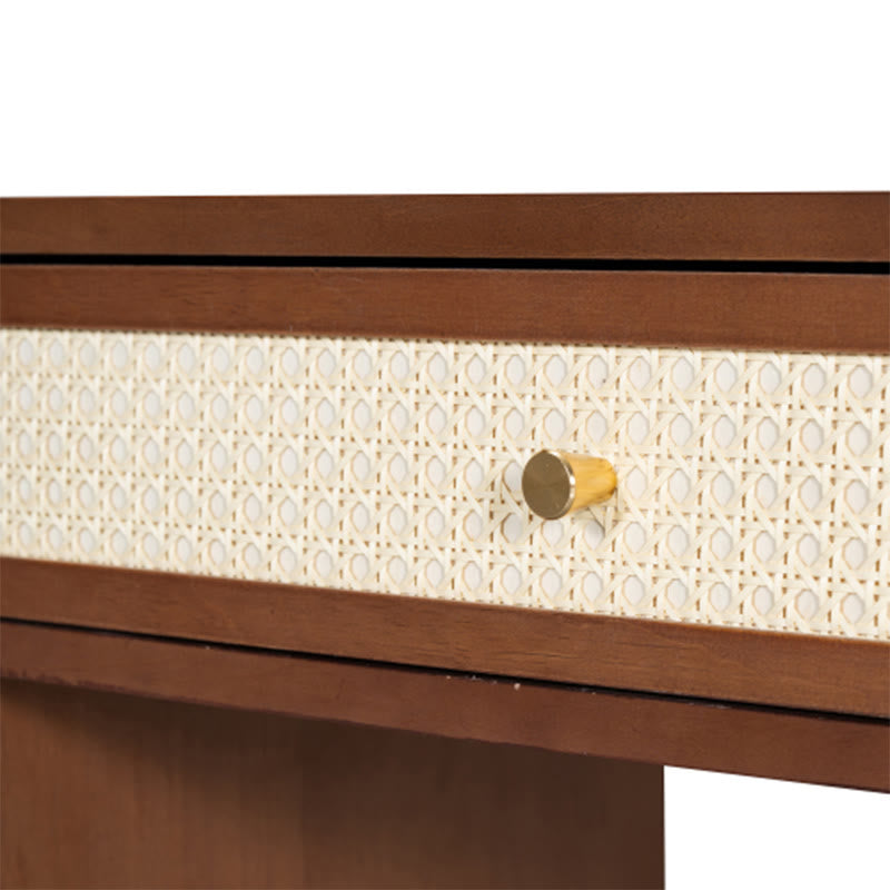 39" Retro Wooden Makeup Vanity Set