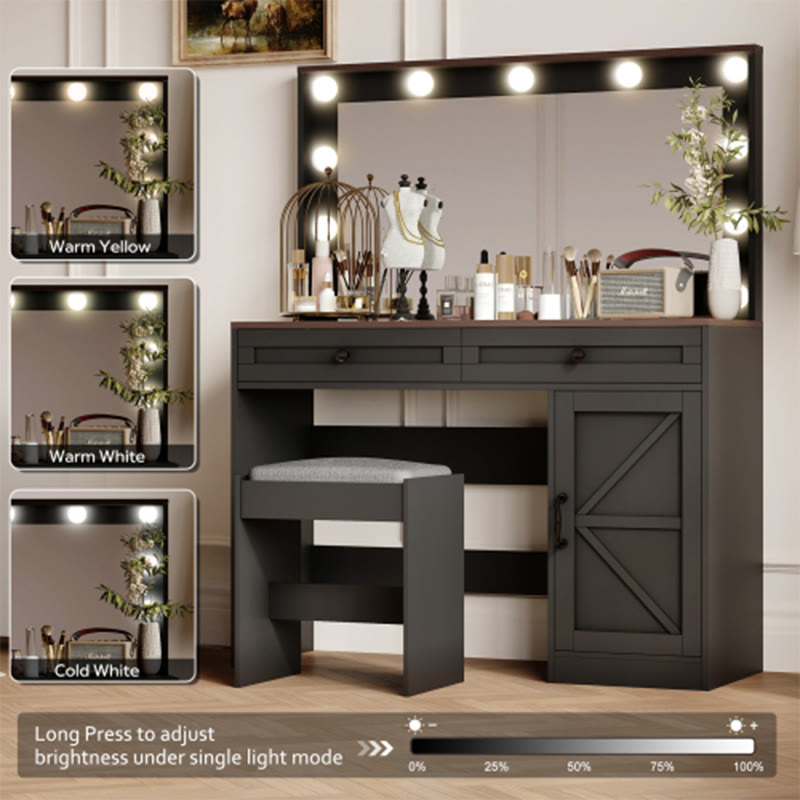 46.4" Vanity Desk Brightness Adjustable - image 3