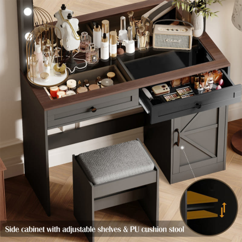 46.4" Vanity Desk Brightness Adjustable - image 4