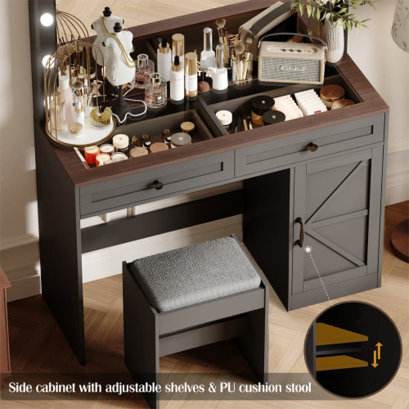 46.4" Vanity Desk Brightness Adjustable - image 6