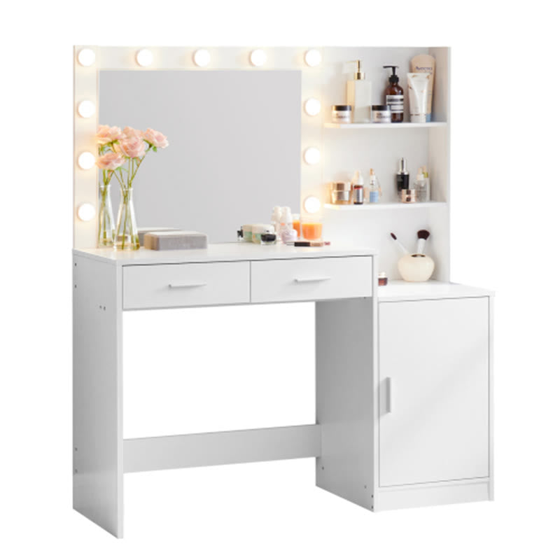 Vanity Desk With 3 Level Dresser  - image 1
