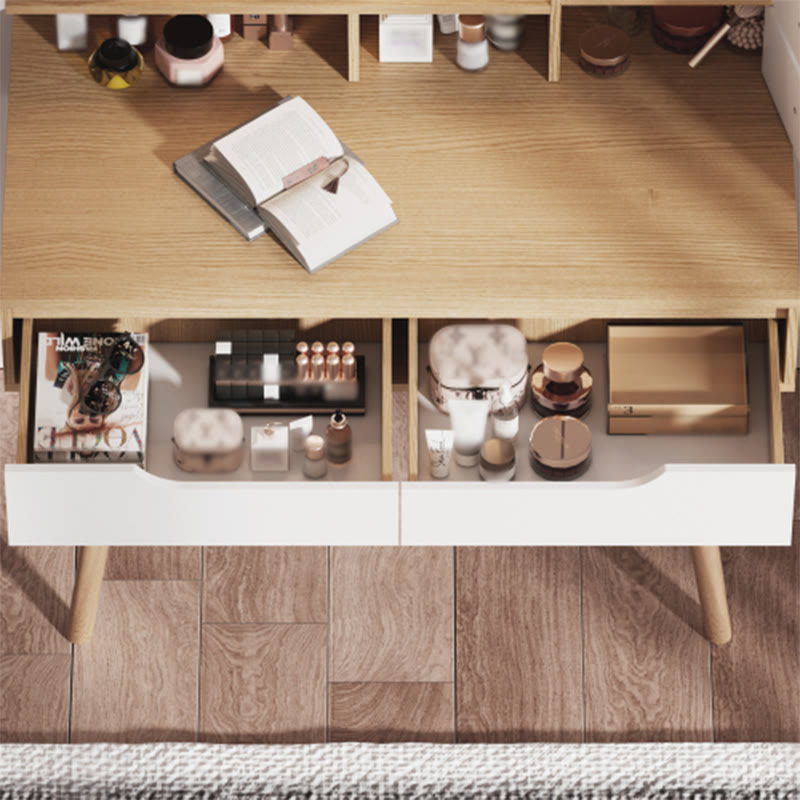Makeup Vanity Desk With 3 Adjustable Lighted Mirror - image 5