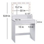 Vanity Desk With 3 Lighting Modes Mirror  - image 6