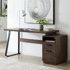 Home Office Computer Desk With Drawers - image 2
