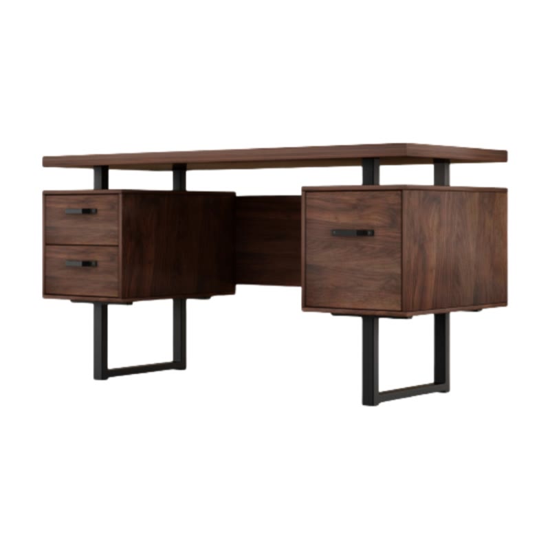 Home Office Computer Desk With Hanging Letter-size Files - image 1