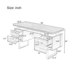 Home Office Computer Desk With Hanging Letter-size Files - image 12