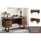 Home Office Computer Desk With Hanging Letter-size Files - image 9