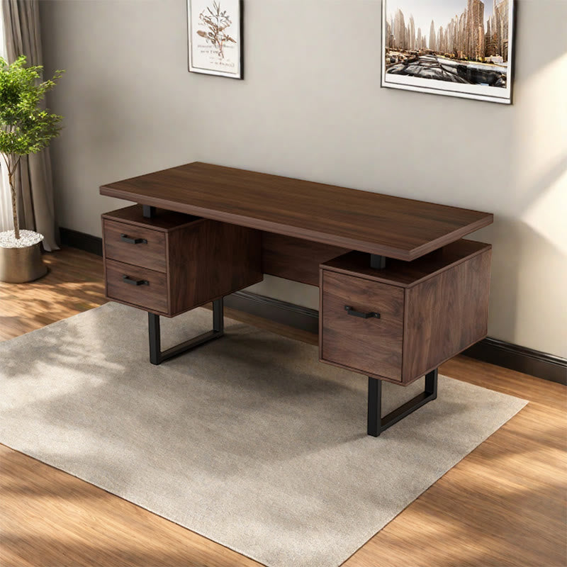 Home Office Computer Desk With Hanging Letter-size Files - image 4