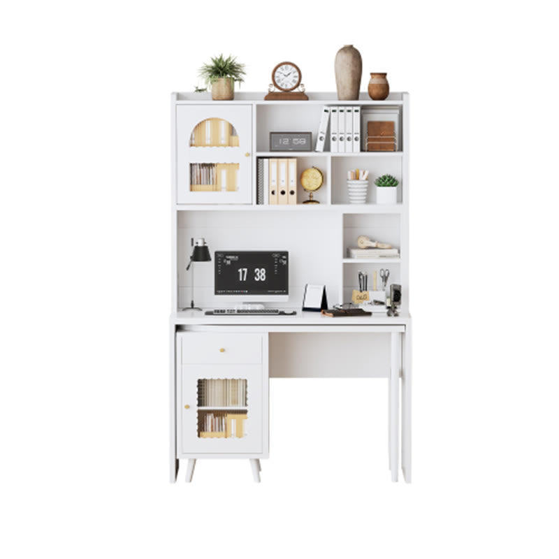 Computer Desk With 90 Degree Rotating Desktop - image 2