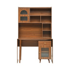 Computer Desk With 90 Degree Rotating Desktop - image 1