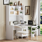 Computer Desk With 90 Degree Rotating Desktop - image 11