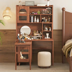 Computer Desk With 90 Degree Rotating Desktop - image 4