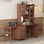 Computer Desk With 90 Degree Rotating Desktop - image 5