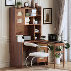 Computer Desk With 90 Degree Rotating Desktop - image 3
