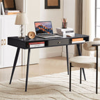 Mid-century Home Office Desk With Usb Ports - image 4