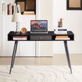 Mid-century Home Office Desk With Usb Ports - 47.24"L x 19.68"W x 29.37"H - image 0