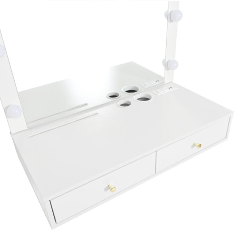 Floating Makeup Vanity Desk With Mirror