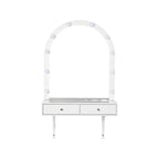 Floating Makeup Vanity Desk With Mirror - image 1