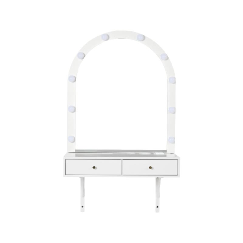 Floating Makeup Vanity Desk With Mirror - image 1