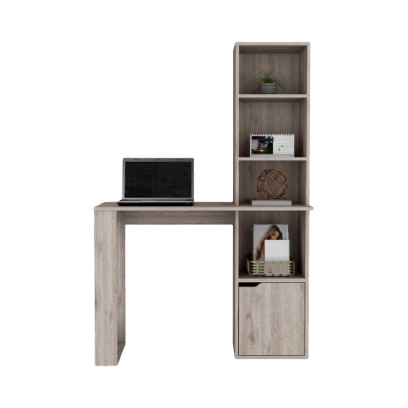 Computer Desk With Single Door Cabinet - image 1
